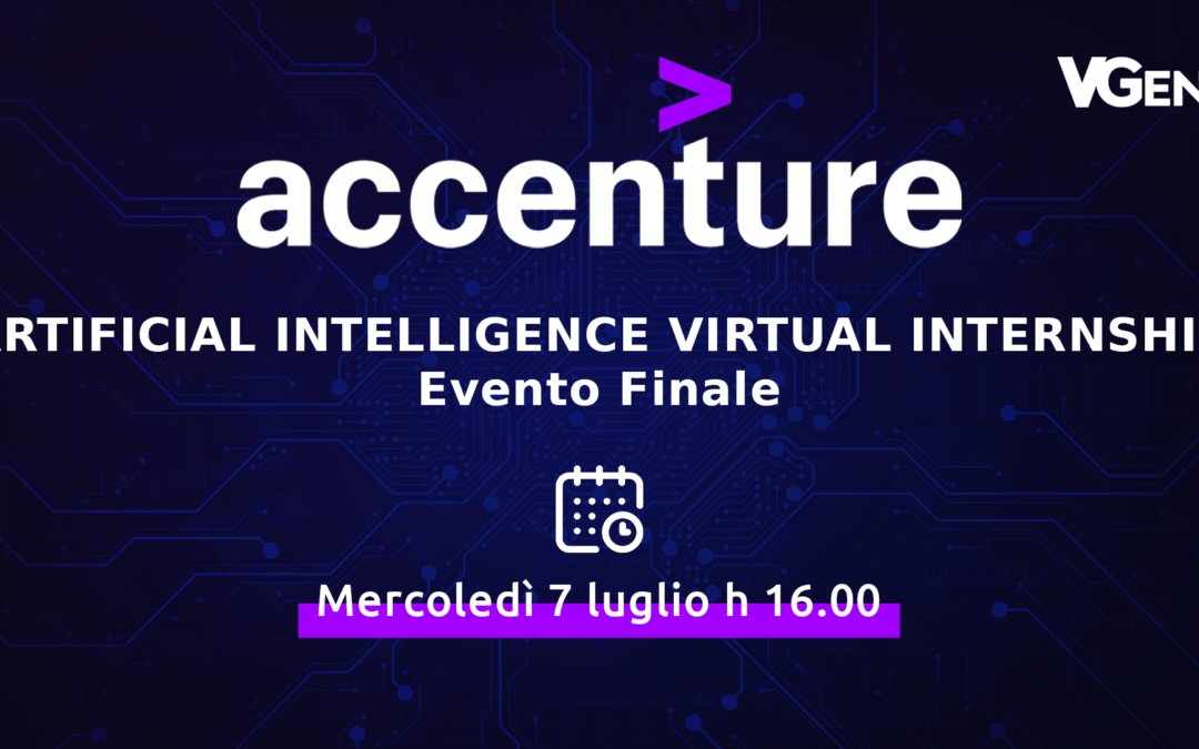 Artificial Intelligence Virtual Internship| Evento finale Accenture