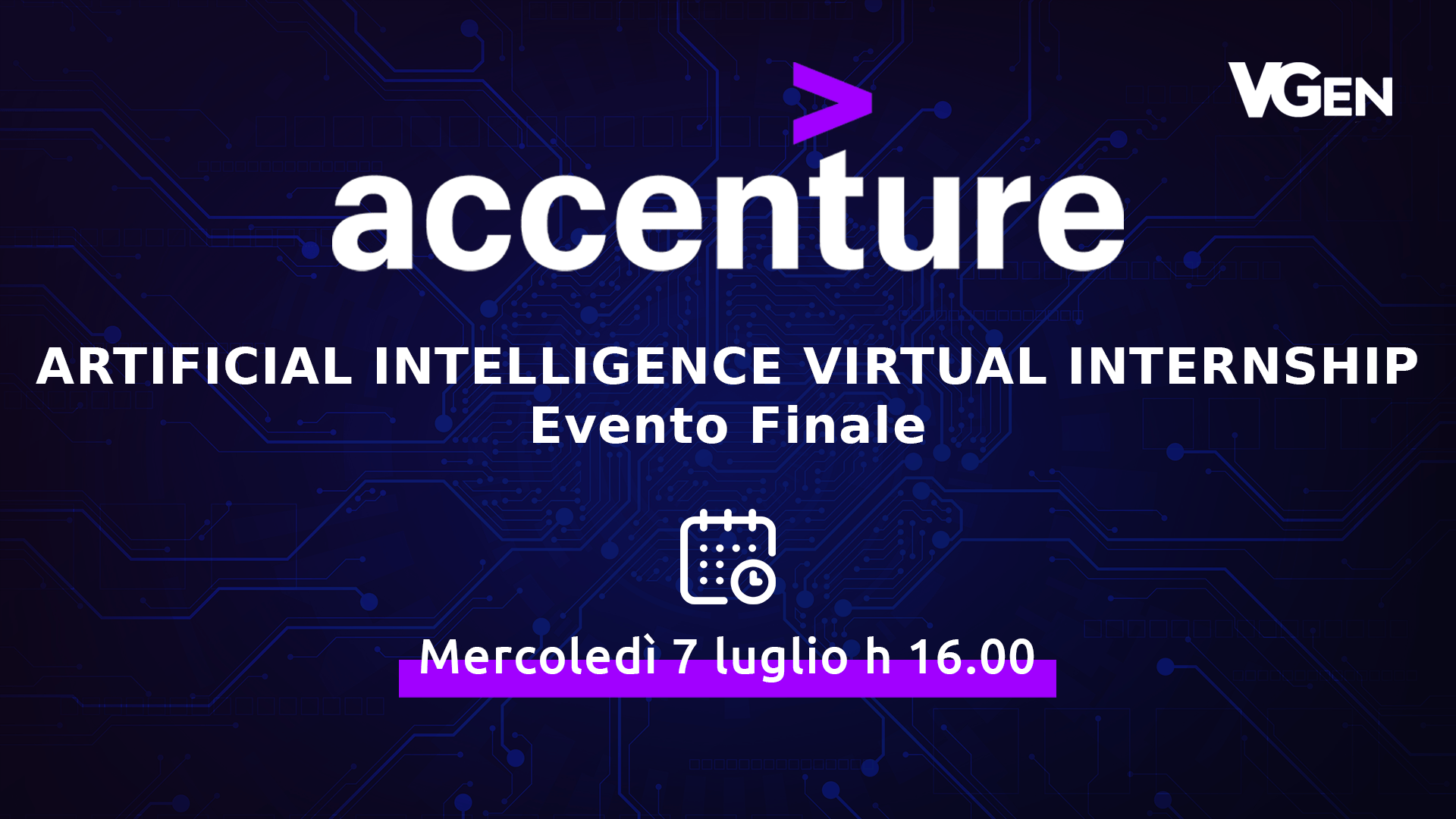 Artificial Intelligence Virtual Internship| Evento finale Accenture